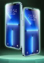 Load image into Gallery viewer, 2Pcs Luminous Protective Glass For iPhone 14 13 12 11 Pro Max X XR XS Screen Protector For 7 8 6 Plus SE3 Glowing Tempered Glass  Luminous Glowing Tempered Glass Screen Protector for iPhone
