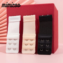 Load image into Gallery viewer, 2 Hook Bra Extender For Women's Elastic Bra Extension Strap Hook Clip Expander Adjustable Belt Buckle Intimates 1/3/4 Pcs

