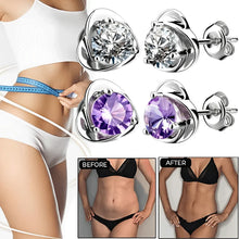Load image into Gallery viewer, Acupressure Slimming Earrings Healthcare Weight Loss Stud Earring Healthy Stimulating Acupoints Gallstone Clip Magnetic Therapy

