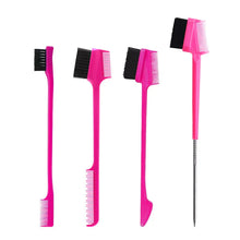 Load image into Gallery viewer, 3-in-1 Baby Hair Edge Brush Comb for Hair Care and Salon Styling

