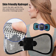 将图片加载到图库查看器，5pcs set Neck Back Massager Sticker EMS Pulse Mini Electric Massage for Shoulder Leg Cervical Body Muscle Stimulator Relief Pain
