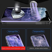 Load image into Gallery viewer, 4pcs Anti Spy Privacy Soft Hydrogel Film For iPhone 13 12 11 14 Pro Max Mini X XR XS Max 6 14 7 8 Plus 12pro 13 Screen Protector Tempered Glass Screen Protector Guard for iPhone  HD Clear Scratch Resistant Anti-Fingerprint Tempered Glass Film
