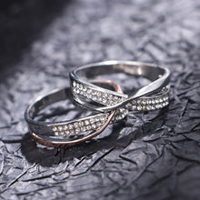 Load image into Gallery viewer, Weight Loss Crystal Rhinestone Ring Slimming Healthcare Ring Magnetic Jewelry

