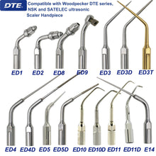 Load image into Gallery viewer, Woodpecker DTE Dental Ultrasonic Scaler Tips Scaling Endo Tip Dentistry Instruments Medical Accessories Fit EMS Satelec  NSK
