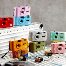 Load image into Gallery viewer, Original Kodak Film 35mm Camera with Flash Wind and Rewind Non-Disposable Retro Roll Cameras M35 M38 Manual Reusable Mini Gift
