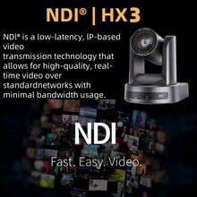 Load image into Gallery viewer, NDI/SDI 4K PTZ Camera 10X 20X zoom Video Conference Live Streaming HDMI USB IP POE 1080P for Church NetMeeting Broadcast Youtube
