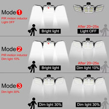 Load image into Gallery viewer, 122/333 LED Solar Motion Sensor Lights – IP65 Waterproof Outdoor Wall Lamp with 3 Modes for Garage, Yard &amp; Corridor
