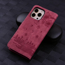 将图片加载到图库查看器，Luxury Leather Flip Phone Case For iPhone 14 13 Pro Max 11 12 Mini XR X XS Max Magnetic Wallet Bracket Cover PU Leather Stylish Case with Credit Card Holder Flip Drop Protection Shockproof Phone Cover
