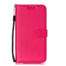 Load image into Gallery viewer, Solid Color Leather Wallet Case For iPhone 14 XS MAX 11 Pro 12 mini 13 Flip Cover Card Slot Mobile Phone Case  Wallet Mobile Phone Case Leather Flip Case Wallet Colorful Protective Case
