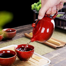 Load image into Gallery viewer, Portable Chinese Kung Fu Travel Tea Set with Carrying Bag &amp; Gaiwan
