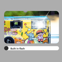 Load image into Gallery viewer, 35mm Disposable Film Camera with Flash One Time Camera 400 ISO Disposable Camera for Gathering Wedding Travel Party Supply
