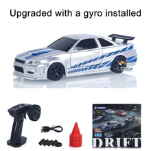 将图片加载到图库查看器，New RC Drift Car Upgraded Gyro 1/43 Racing RTR 4WD Four-wheel Drive High Speed Radio Control Model 2.4g Drift Race Car Mini Gift
