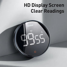将图片加载到图库查看器，Baseus Magnetic Countdown Alarm Clock Kitchen Timer Manual Digital Timer Stand Desk Clock Cooking Timer Shower Study Stopwatch
