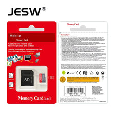 Load image into Gallery viewer, JESW Micro 256G Ultra Memory  SD Card TF Flash Card A1 V10 C10 U1 32GB 64G 16G 8G 4G Micro for Camera UAV Phone  Switch Table
