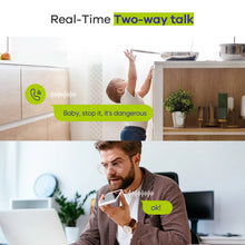 将图片加载到图库查看器，SANNCE 1080P IP Camera Smart Surveillance Camera Automatic Tracking Smart Home Security Indoor WiFi Wireless Baby Monitor
