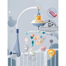 将图片加载到图库查看器，Musical Baby Crib Mobile - Lights, Music &amp; Projection | Remote Control Crib Toy for Newborns
