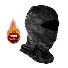 Load image into Gallery viewer, Winter Fleece Camouflage Balaclava - Cold-Proof Full Face Mask for Skiing &amp; Cycling
