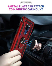 Load image into Gallery viewer, Phone Case For Huawei Mate 20 X 30 Pro Lite Luxury Car Armor Shockproof Finger Ring Holder Magnet Anti-Fall Kickstand Case Cover
