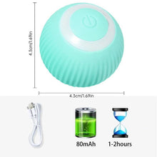 Load image into Gallery viewer, Smart Cat Rolling Ball Toys Rechargeable Cat Toys Ball Motion Ball Self-moving Kitten Toys for Indoor Interactive Playing Smart Interactive Cat Ball USB Rechargeable Automatic Bouncing Ball for Indoor Kittens
