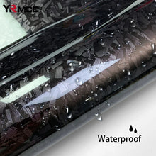 Load image into Gallery viewer, Carbon Fiber Vinyl Wrap Film - Glossy Black, Waterproof, Air-Release Technology for DIY Car Decoration
