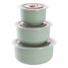 Load image into Gallery viewer, 3PCS Bento Food Storage Containers – Microwaveable Meal Prep Box
