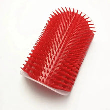 Load image into Gallery viewer, Cat Corner Brush Comb Massager with Catnip – Self-Grooming Wall Arch Scratcher &amp; Hair Removal Tool for Cats
