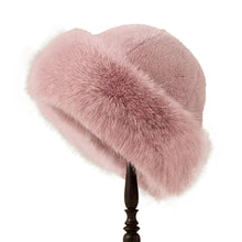 Load image into Gallery viewer, Furry Hats For Women, Autumn Winter Korean Style Warm Hats, Solid Color Flattering Mongolian Hats, Thickened Winter Outfits
