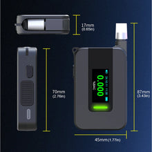 Load image into Gallery viewer, Electrochemical Alcohol Tester Voice Report Non-Contacting Electronic Breathalyzer Portable Alcohol Meter for Professional Use
