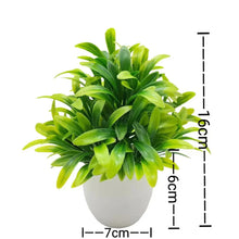 Load image into Gallery viewer, 1pc Artificial Plants with Plastics Pots Perfect Greenery for Home DecorationsOffice Desk Living Room and Bedroom Decoration
