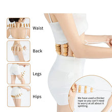 Load image into Gallery viewer, Wooden Therapy Massage Roller for Back Pain Relief &amp; Body Shaping

