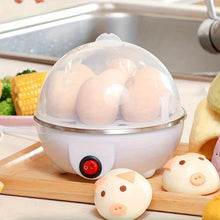 将图片加载到图库查看器，Egg Cooker with Automatic Power-Off – 7-Egg Multi-Functional Steamer for Boiled Eggs &amp; Breakfast Dishes
