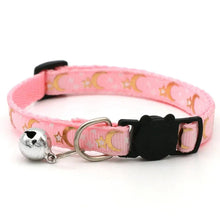 Load image into Gallery viewer, Colorful Pet Collar with Bell – Adjustable for Cats &amp; Small Dogs
