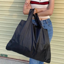 Load image into Gallery viewer, Large Capacity Foldable Grocery Bag – Waterproof Reusable Shopping Tote
