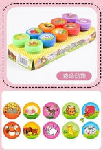 Load image into Gallery viewer, 10pcs Assorted Self-Inking Stamps for Kids - DIY Craft &amp; Scrapbooking
