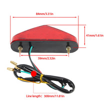 Load image into Gallery viewer, Universal 12V Motorcycle Tail Light License Plate Lamp Brake Stop Lights For Scooters Mopeds Motocross Dirt Bike Accessories

