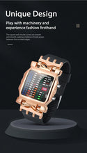 将图片加载到图库查看器，LED Watch Men Fashion Creative Crab Type Electronic Watch Luminous Binary Gift Business Style Cool Waterproof Multi Function
