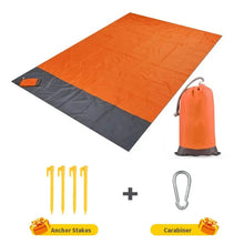 Load image into Gallery viewer, Waterproof Pocket Beach Mat – Lightweight Folding Outdoor Blanket for Camping &amp; Picnics
