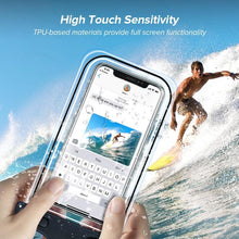 Load image into Gallery viewer, Universal Waterproof Phone Case Water Proof Bag Mobile Cover For iPhone 13 12 11 Pro Max X Xs 8 Waterproof Pouch Phone Black Underwater Case
