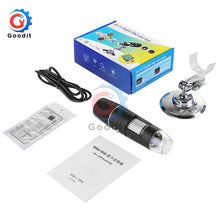 将图片加载到图库查看器，Digital Electron microscope WIFI 50x to 1000x Magnification Adjustable Endoscope with 8 LEDs for iOS Android Smartphone Tablet
