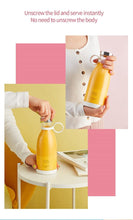 Load image into Gallery viewer, Portable Electric Juicer Blender Usb Mini Fruit Mixers Juicers Fruit Extractors Food Milkshake Multifunction Juice Maker Machine Personal Size Small Blender for Shakes Juice &amp; Smoothies Mini Blender

