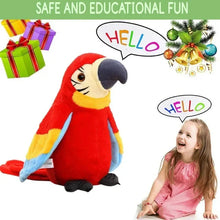 Load image into Gallery viewer, Talking Macaw Parrot Plush – Repeat &amp; Speak Electronic Stuffed Toy
