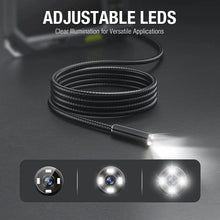 将图片加载到图库查看器，TESLONG NTS500 Industrial Endoscope Pipe Inspection Camera Car Borescope 5.0 Color Screen HD 1080p Endoscopio
