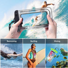 Load image into Gallery viewer, Universal Waterproof Phone Case Water Proof Bag Mobile Cover For iPhone 13 12 11 Pro Max X Xs 8 Waterproof Pouch Phone Black Underwater Case
