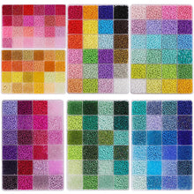 Load image into Gallery viewer, 5200Pcs Glass Rice Beads Jewelry Making Kit – 24-Grid Box for DIY Bracelets, Earrings &amp; Kandi Accessories | Handmade Craft Supplies Set
