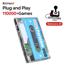Load image into Gallery viewer, KINHANK Super Console 500G Gaming HDD 100000 Video Games 70 Emulators For DC/MAME/SS/NAOMI/PS2/PS1 Plug and Play Batocera OS
