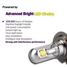 Load image into Gallery viewer, 2Pcs H7 Led Bulb Fog Lights 3000LM 6000K White 12V White DRL Daytime Running Car Lamp Auto Light Car Accessories Fog Lamp
