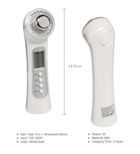 Load image into Gallery viewer, Ultrasonic Ion Facial Massager - Photon Rejuvenation &amp; EMS Microcurrent, Portable Vibration Skin Care Device for Home Use
