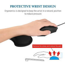 Load image into Gallery viewer, Memory Foam Wrist Rest Kit - Ergonomic Support for Keyboard &amp; Mouse
