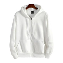Load image into Gallery viewer, Men’s Casual Zipper Hoodie – Autumn Winter Long Sleeve Hooded Sweatshirt for Daily Wear &amp; Sports
