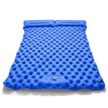 将图片加载到图库查看器，Double Inflatable Camping Mattress – Ultralight Folding Sleeping Pad with Built-in Pump
